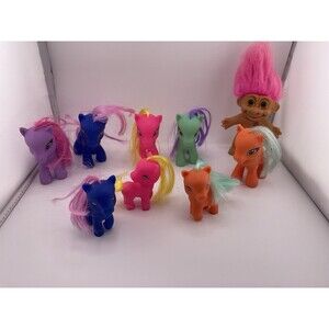 Little Pony’s Troll Lot Miscellaneous Toys Bundle 80’s